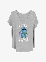 Disney Lilo & Stitch I Like Gross Stuff Girls T-Shirt Plus