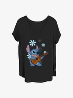 Disney Lilo & Stitch Music Man Girls T-Shirt Plus