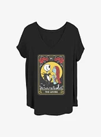 The Nightmare Before Christmas Jack & Sally Lovers Tarot Girls T-Shirt Plus