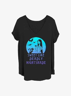 Disney The Nightmare Before Christmas Sally Sweet Like Nightshade Girls T-Shirt Plus