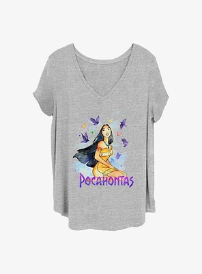 Disney Pocahontas Free Spirit Girls T-Shirt Plus