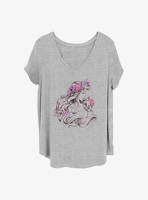 Disney Sleeping Beauty Aurora Blossom Girls T-Shirt Plus