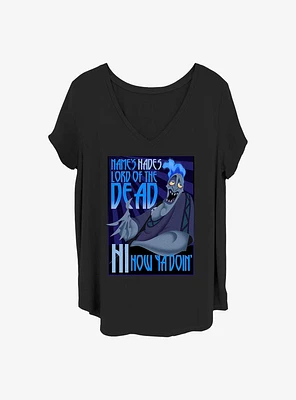 Disney Villains Hades Lord of the Dead Girls T-Shirt Plus