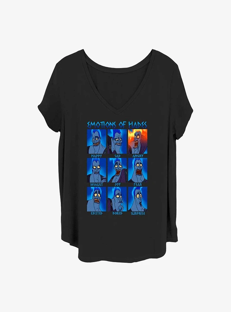 Disney Villains Hades Emotions Girls T-Shirt Plus