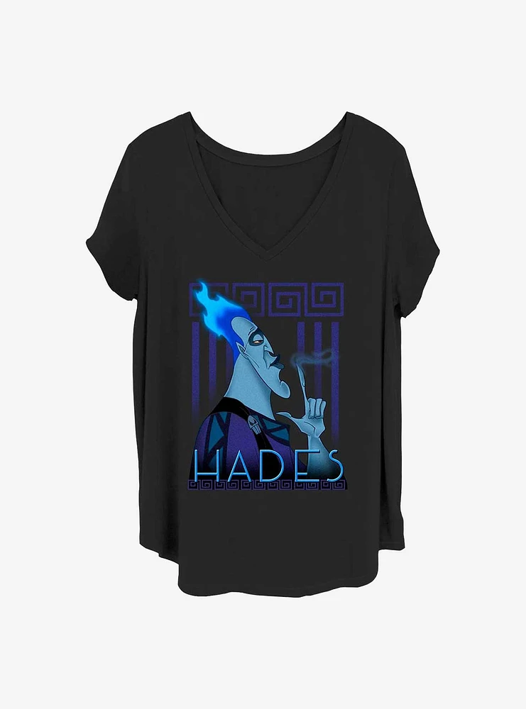 Disney Villains Hades Finger Smoke Girls T-Shirt Plus