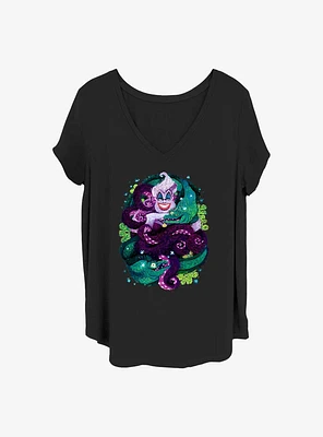 Disney Villains Ursula Starry Seas Girls T-Shirt Plus