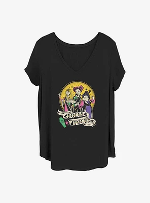 Disney Hocus Pocus Sanderson Sisters Girls T-Shirt Plus