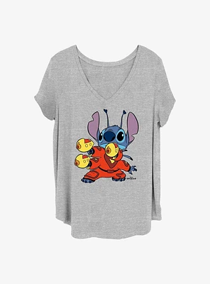 Disney Lilo & Stitch Big Suit Girls T-Shirt Plus