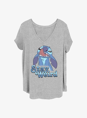 Disney Lilo & Stitch Stay Weird Girls T-Shirt Plus