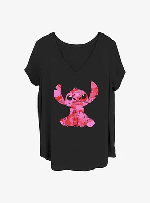 Disney Lilo & Stitch Heart Fill Girls T-Shirt Plus