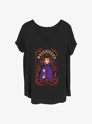 Disney Maleficent Evil Doer Girls T-Shirt Plus