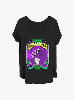 Disney The Nightmare Before Christmas Jack Skellington Girls T-Shirt Plus