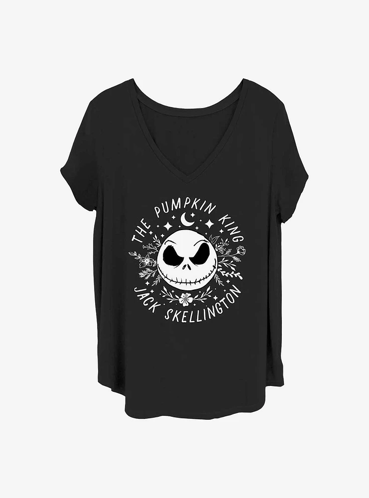 Disney The Nightmare Before Christmas Jack Pumpkin King Girls T-Shirt Plus