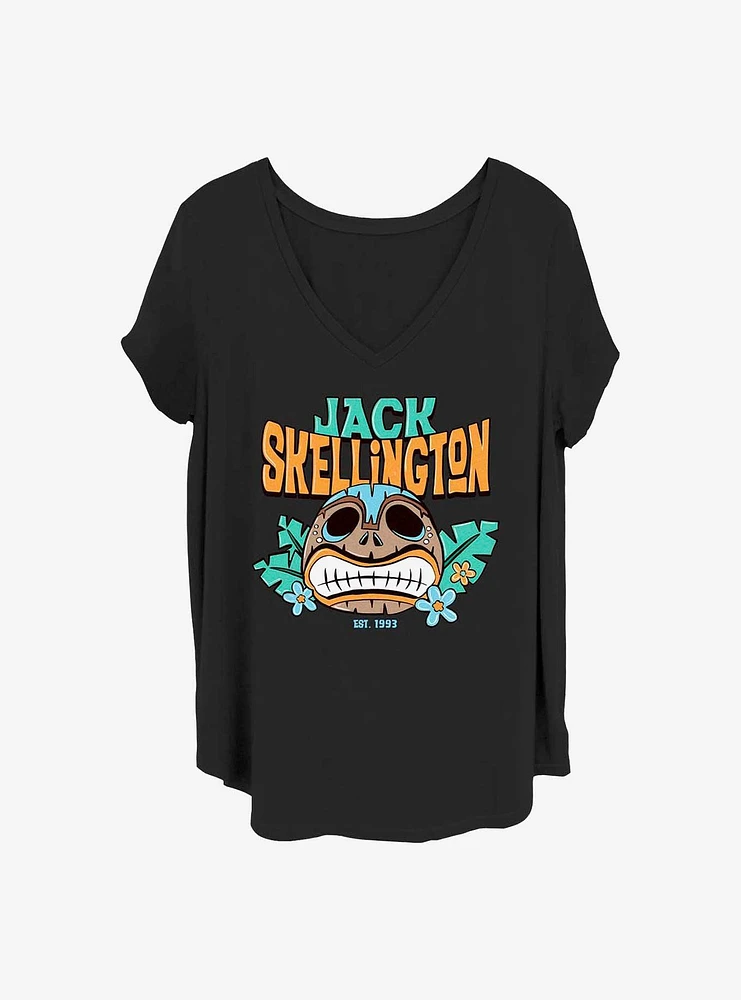 Disney The Nightmare Before Christmas Tiki Jack Girls T-Shirt Plus