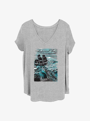 Disney Pirates of the Caribbean Infernal Sea Girls T-Shirt Plus