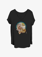 Disney Pirates of the Caribbean Sea Bones Girls T-Shirt Plus