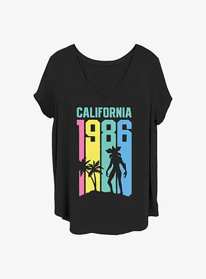 Stranger Things Cali Demogorgon Girls T-Shirt Plus