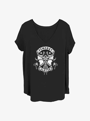 Stranger Things Demobat Slayer Girls T-Shirt Plus