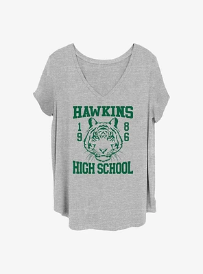 Stranger Things Hawkins High School 1986 Girls T-Shirt Plus