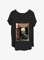 Stranger Things Vecna Pulp Comic Girls T-Shirt Plus