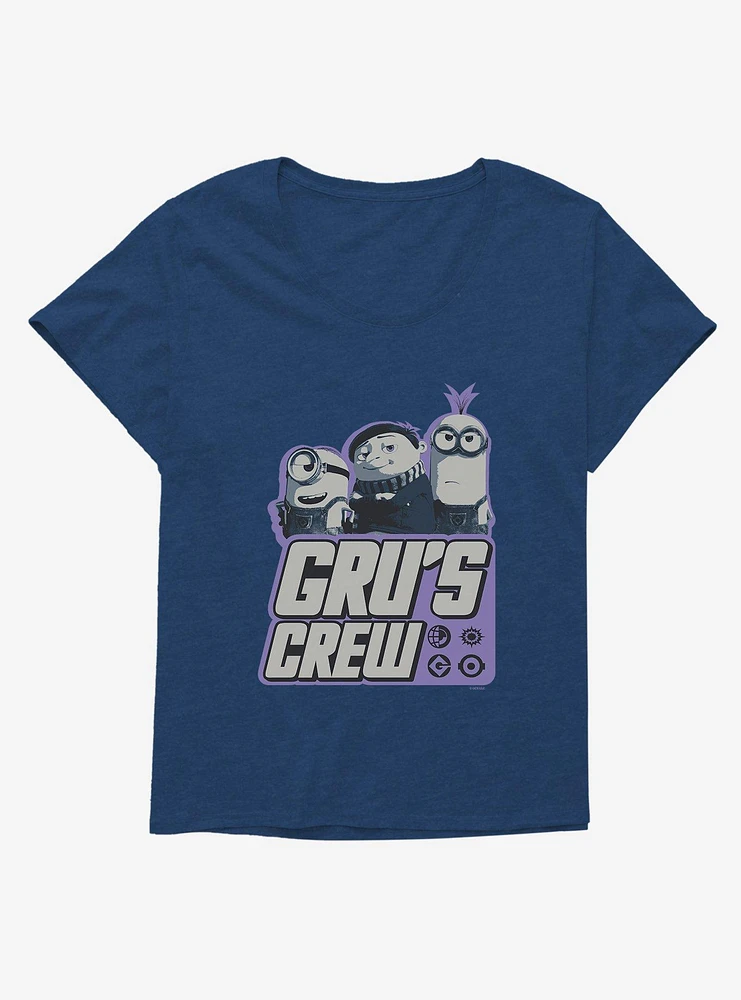 Minions Rise Of Gru Crew Girls T-Shirt Plus