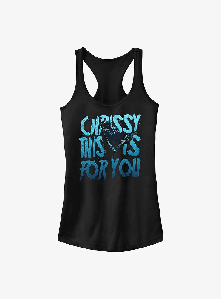 Stranger Things For Chrissy Girls Tank