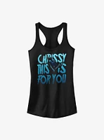 Stranger Things For Chrissy Girls Tank