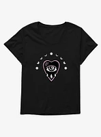 Crying Spirit Cursor Moon Art Girls T-Shirt Plus