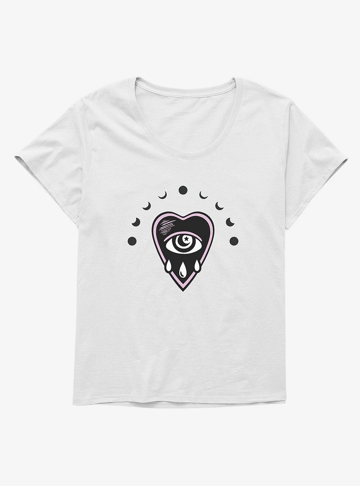 Crying Spirit Cursor Moon Art Girls T-Shirt Plus