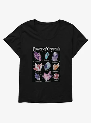 Power Of Crystals Chart Girls T-Shirt Plus