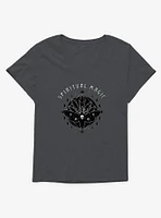Spiritual Magic Moth Crystals Girls T-Shirt Plus