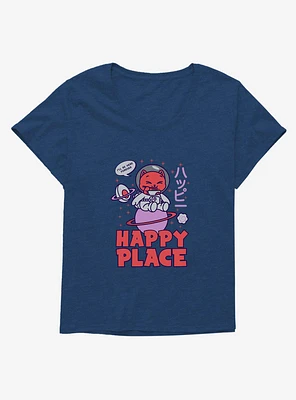 Cats Happy Place Girls T-Shirt Plus