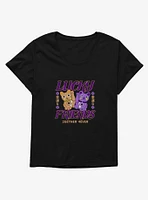 Cats Lucky Friends Girls T-Shirt Plus