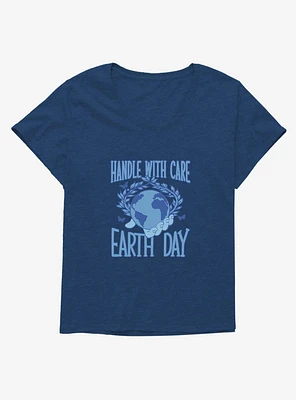 Earth Day With Care Girls T-Shirt Plus