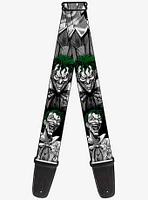 DC Comics Batman Joker Laughing Poses Wide Guitar Strap