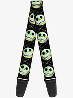 The Nightmare Before Christmas Jack Expression Electric Glow Guitar Strap