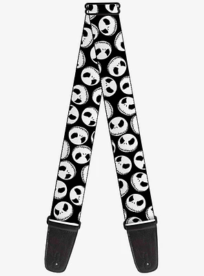 The Nightmare Before Christmas Jack Expressions Scattered Guitar Strap