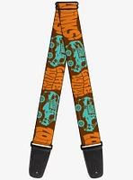 Scooby-Doo Zoinks Like Wow The Mystery Machine Guitar Strap