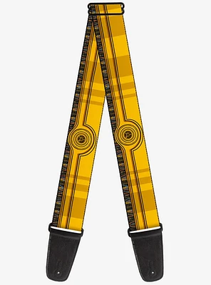 Star Wars C3Po Wires Bounding Guitar Strap