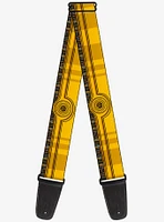 Star Wars C3Po Wires Bounding Guitar Strap