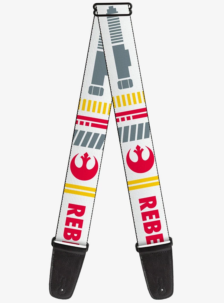 Star Wars Rebel Pilot Rebel Alliance Insignia X Wing Fighter Guitar Strap