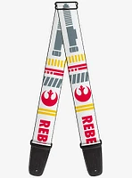 Star Wars Rebel Pilot Rebel Alliance Insignia X Wing Fighter Guitar Strap