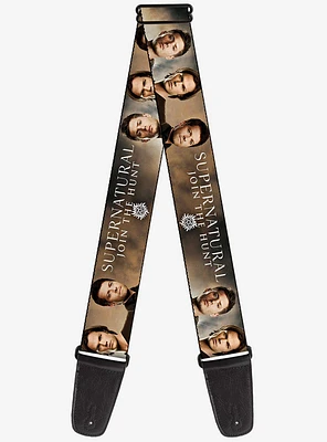 Supernatural Dean Sam Castiel Join The Hunt Guitar Strap