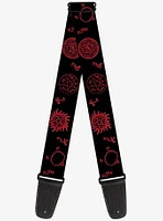 Supernatural Symbols Guitar Strap