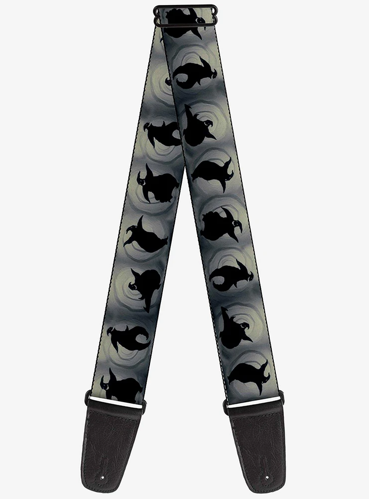 The Nightmare Before Christmas Oogie Boogie Silhouette Guitar Strap