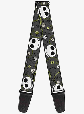 The Nightmare Before Christmas Jack Expressions Halloween Guitar Strap