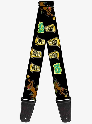 Scooby-Doo Chasing Scooby Snacks Guitar Strap