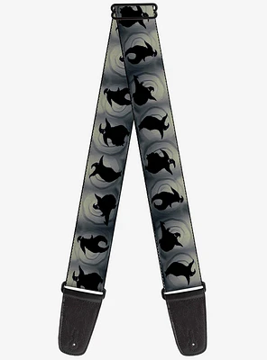 The Nightmare Before Christmas Oogie Boogie Silhouette Guitar Strap