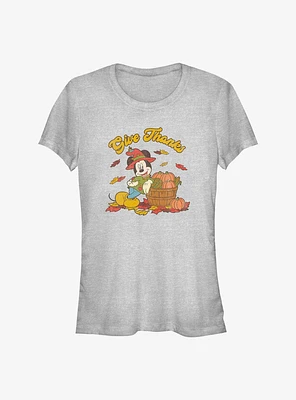 Disney Mickey Mouse Thankful Girls T-Shirt