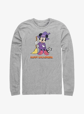 Disney Minnie Mouse Happy Halloween Witch Long-Sleeve T-Shirt